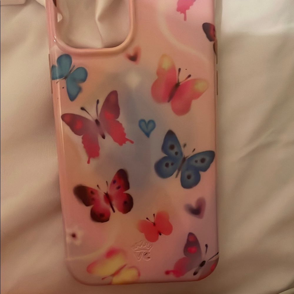 Velvet Caviar Butterfly Phone Case - Pink and Blue